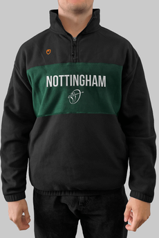 Unisex Oversized Fleece Black