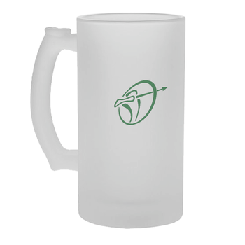  FROSTED GLASS BEER STEIN